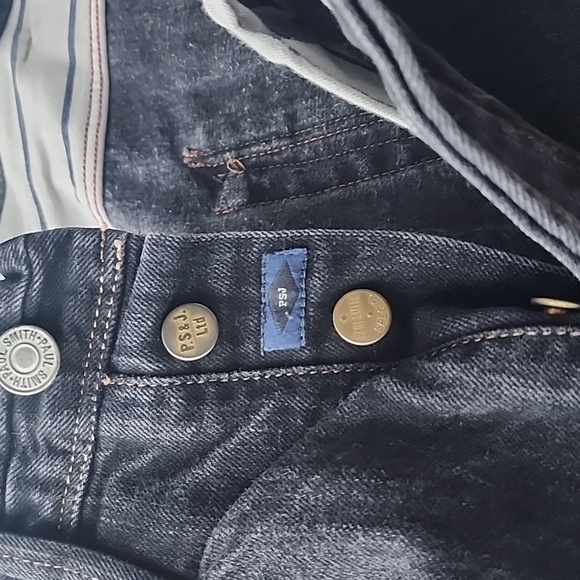 Paul Smith Jeans 100% Cotton Straight Leg Button Up Fly Jeans - Picture 2 of 12